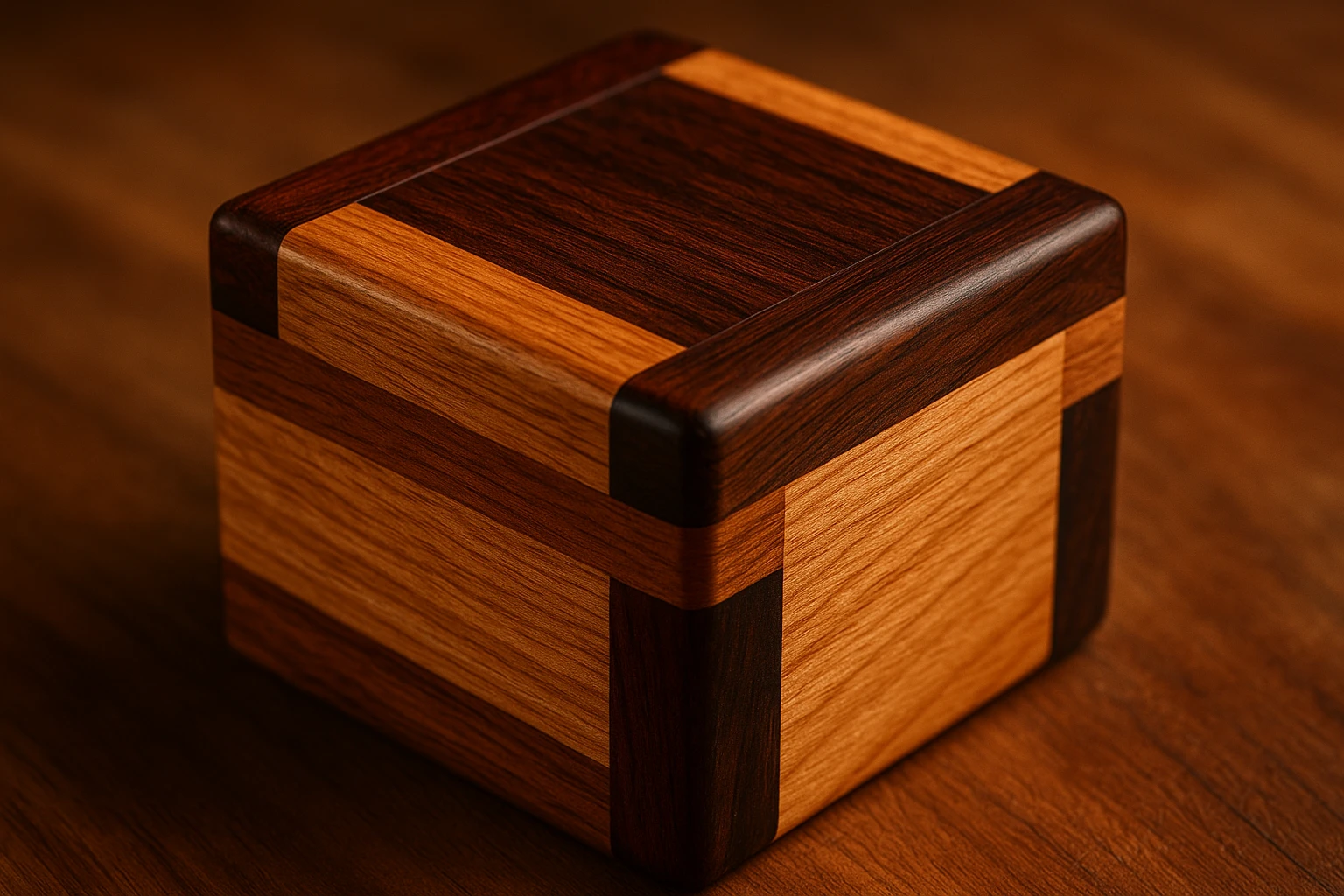 Close up of exotic wood grains